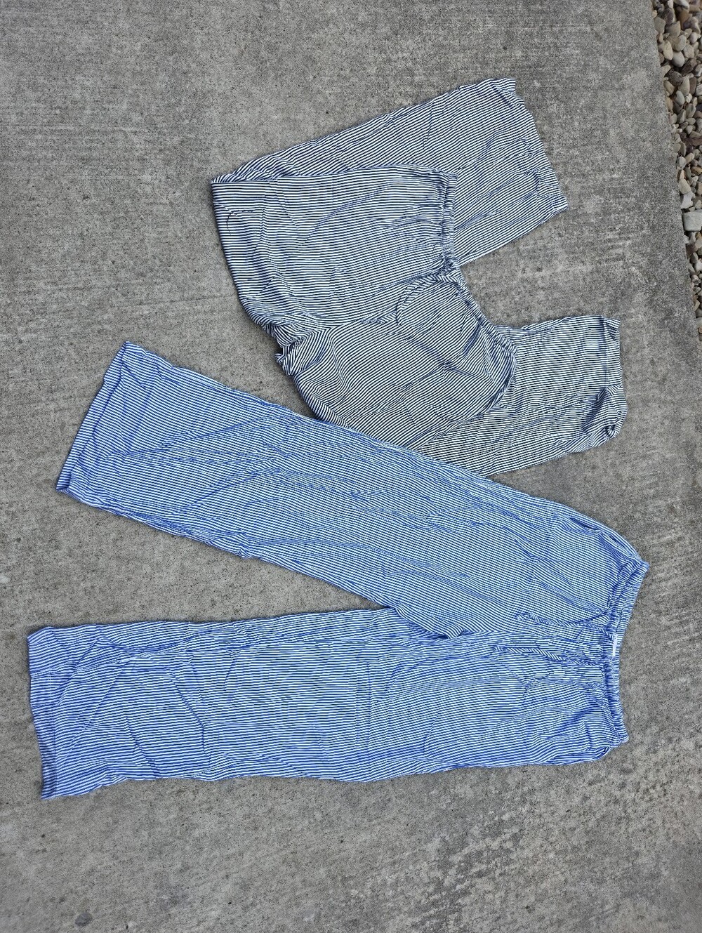 Sincerly Jules Tik Tok Trend Striped Comfy Lounge Striped Pajama Pants Set Large